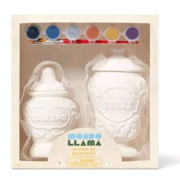Mondo Llama Other - 🆕️🫙Craft Ceramic Apothecary Jars Painting Kit from Mondo Llama